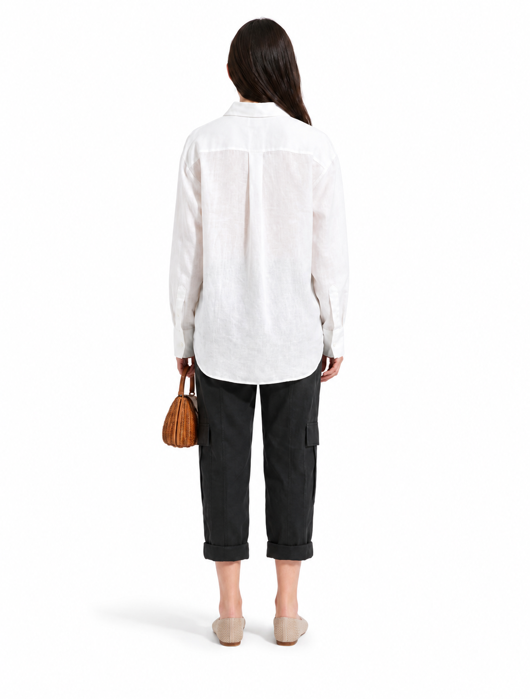 Chemise Linen - White